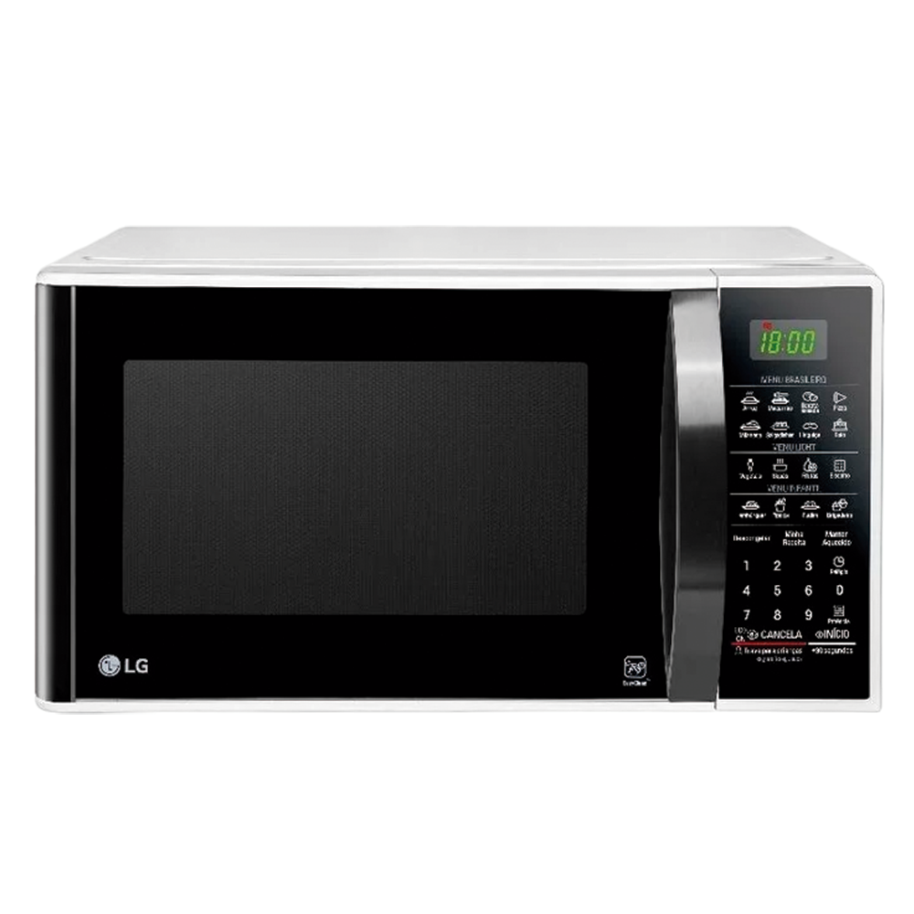 Forno Micro-ondas 30 Litros LG Easy Clean MS3091 Branco 220V