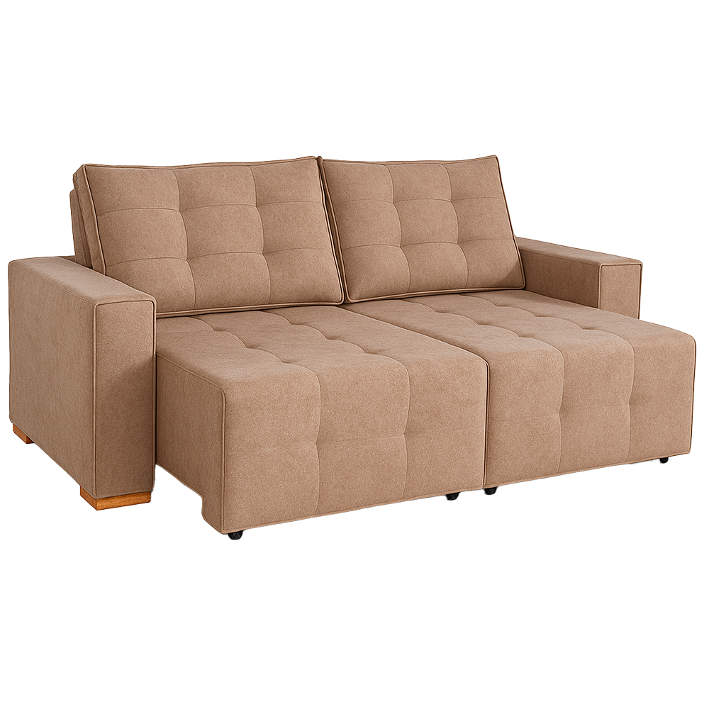 Estofado Design Denver Retrátil e Reclinável 2.20m G-10