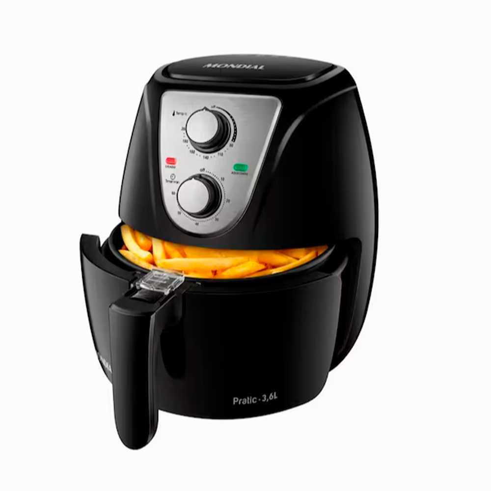 Fritadeira Elétrica Air Fryer Mondial Pratic AF-36 3,6L 1500W 220V