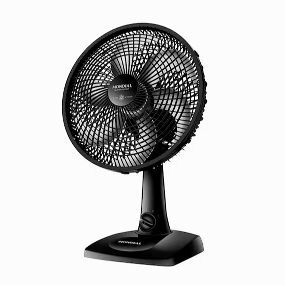 Ventilador de Mesa 30cm Mondial Super Power VSP-30-B 6 Pás 3 Velocidades