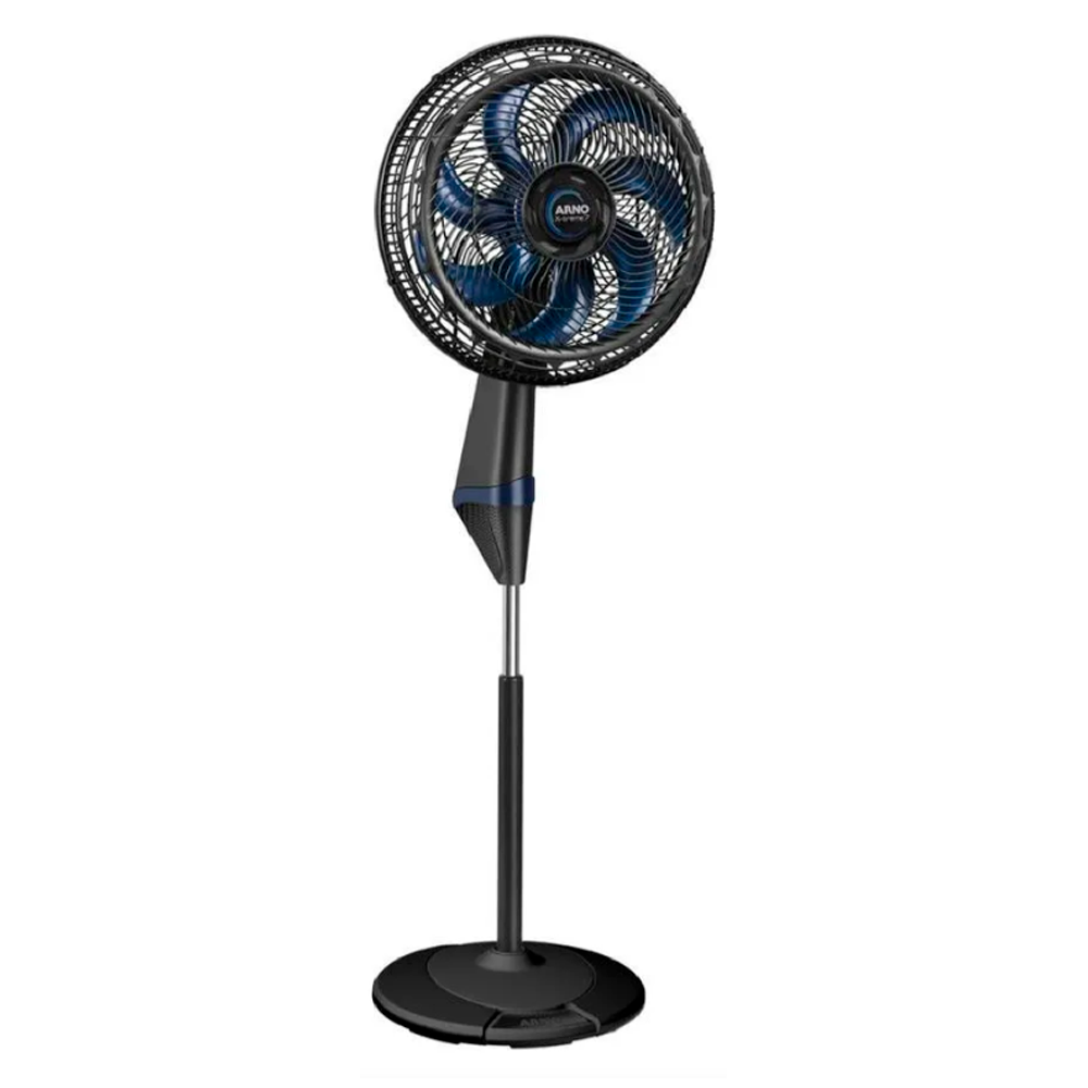 Ventilador De Coluna 40cm Arno X-treme 7, 7 Pás, 150w Ve7c Estrutura Preto Material Das Pás Plástico