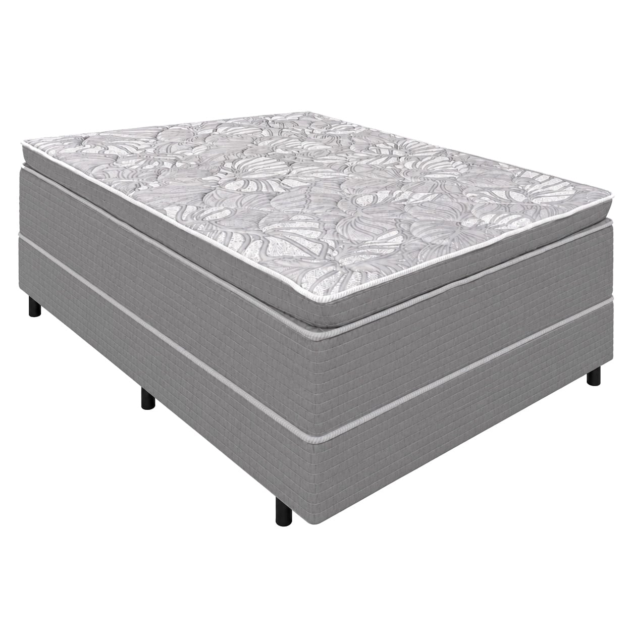 Colchão + Base de Casal Italy Bonsono Ortopédico com Pillow 138x188x77cm