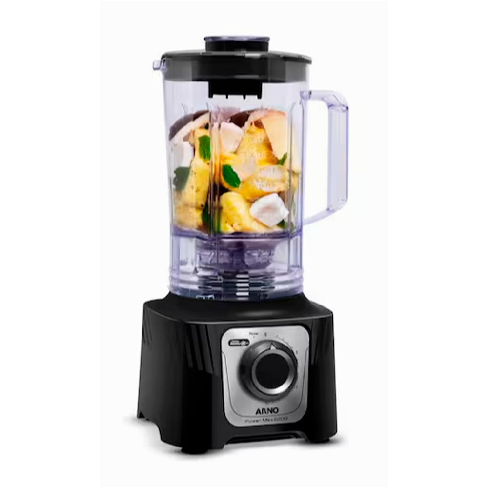 Liquidificador Arno Power Max LN66 2200W 3,1L 15 Velocidades Preto - 220V