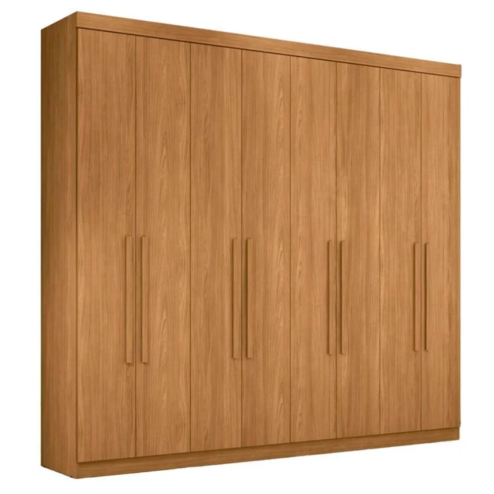 Guarda Roupa Casal Master New 8 Portas e 4 Gavetas Cinamomo - Santos Andirá