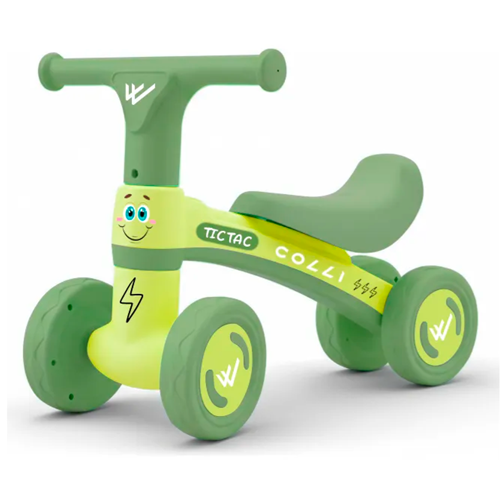 Quadriciclo De Equilibrio Tic Tac Verde Neon - Colli
