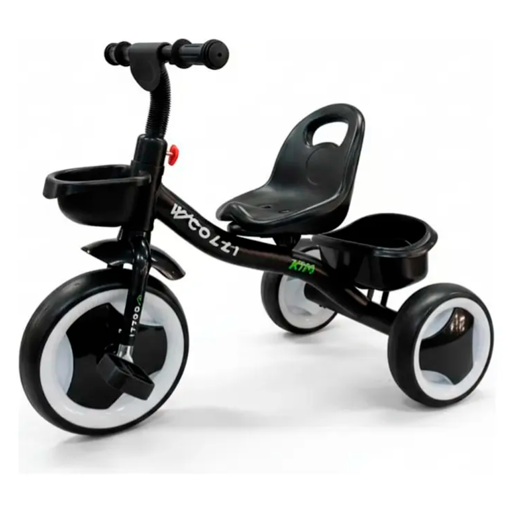Triciclo Infantil Colli Com Cestinha Cor Preto Kim